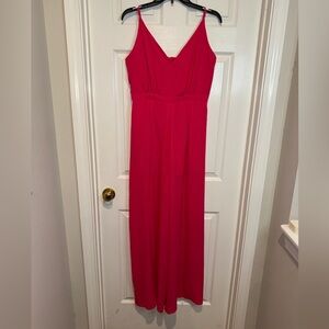 FAVLUX Vibrant Pink Jumpsuit. Size L. NWT